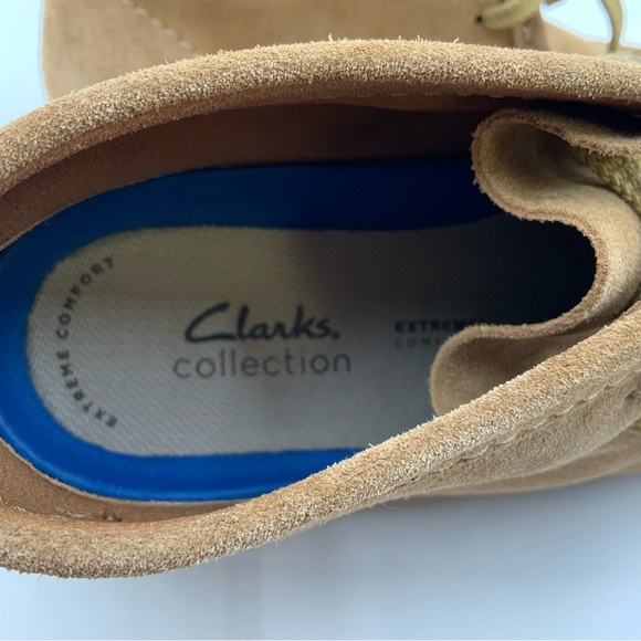 Clarks Mens Shacket Beige Suede Casual Boots. Men’s US Size 9. - Picture 6 of 9